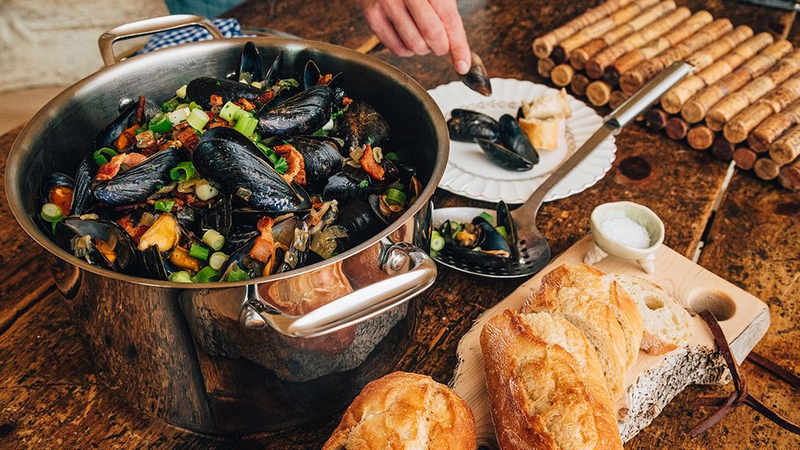 Bacon Beer Mussels | Meyer