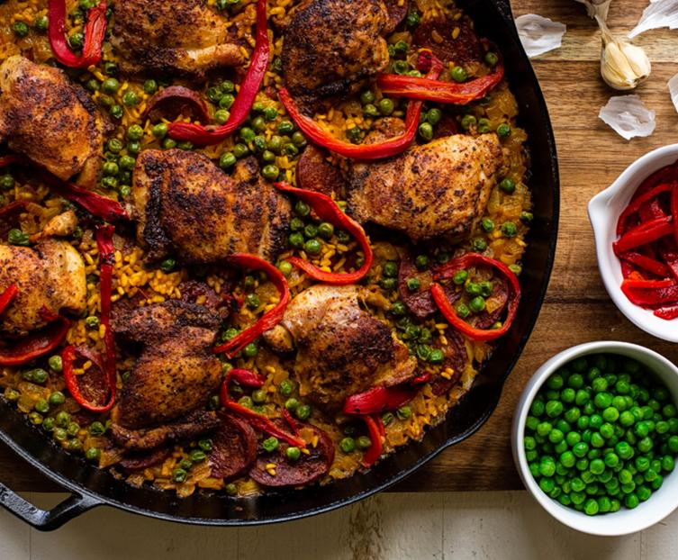 Chicken & Chorizo Paella | Lodge