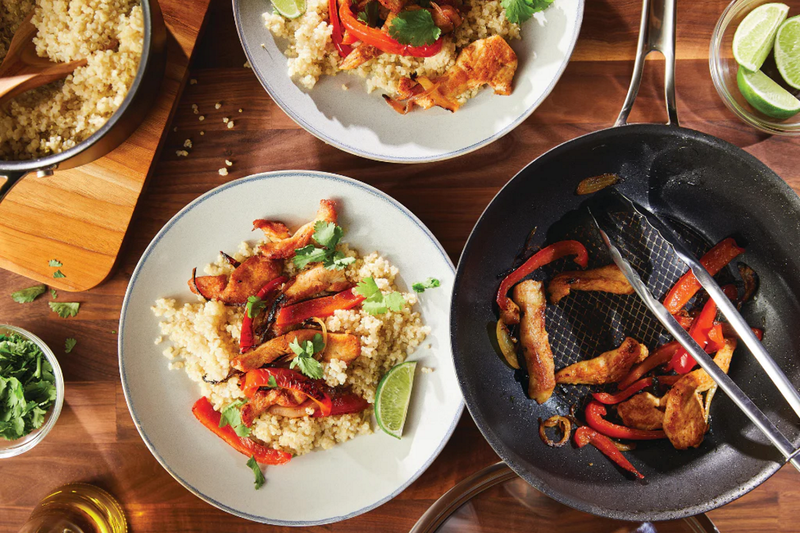 Fajita Stir-Fry with Lime Quinoa | ANoLON