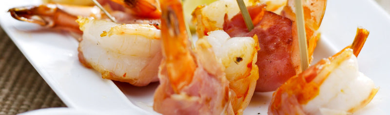 King Prawns in Ham with Red Pepper Dip | Philips