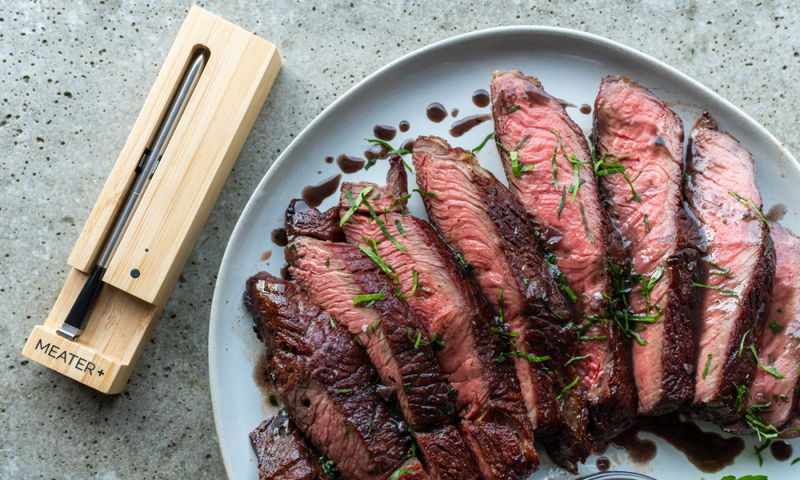 Sirloin And Red Wine Pan Sauce | Meater