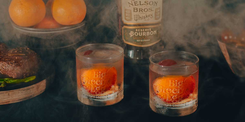 Smoked Cherry Old Fashioned Cocktail | Big Green Egg