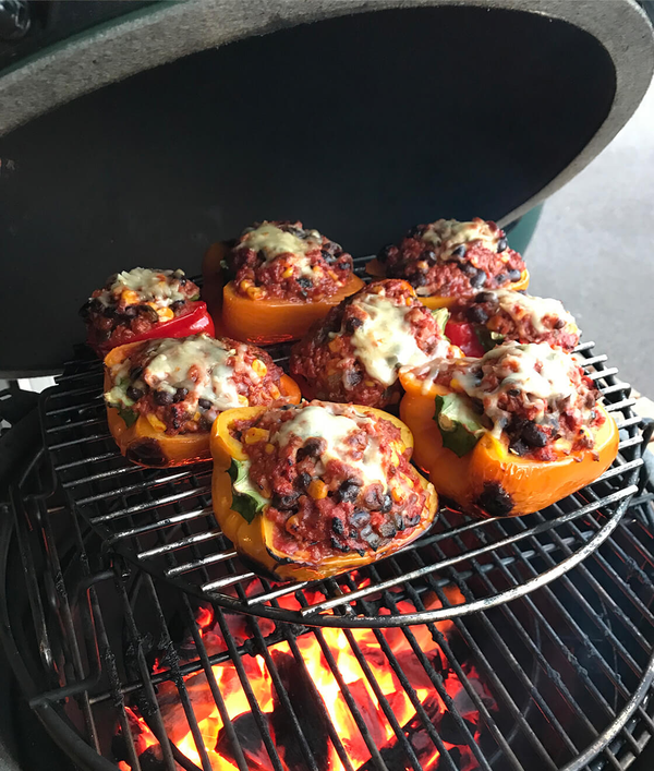 Stuffed Peppers | Big Green Egg