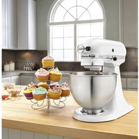 KitchenAid Classic 4.5Qt Tilt-Head Stand Mixer K45SSWH IMAGE 2