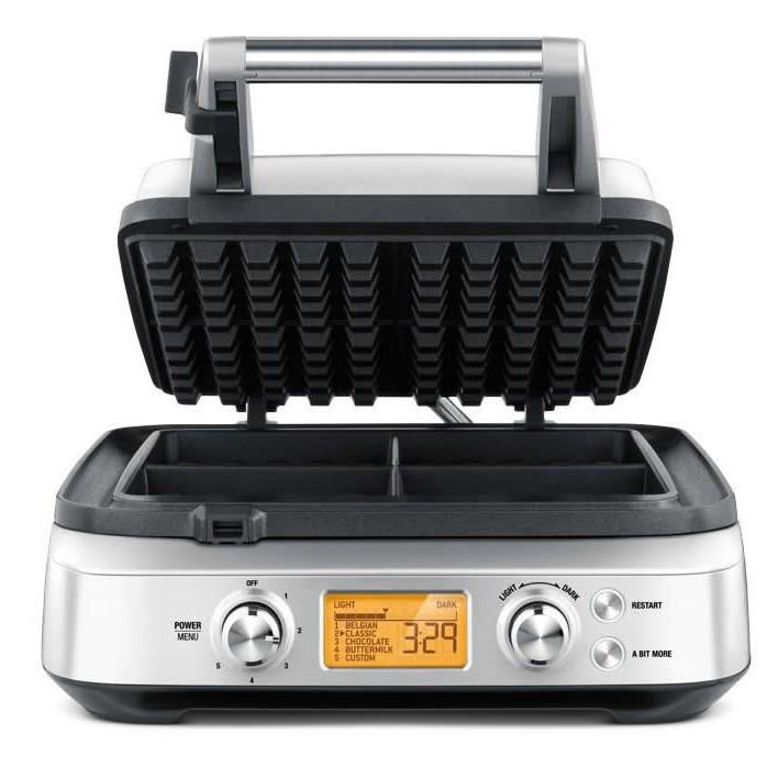 Breville Smart Waffle Pro 4 Slice BWM640BSS1BCA1 IMAGE 1