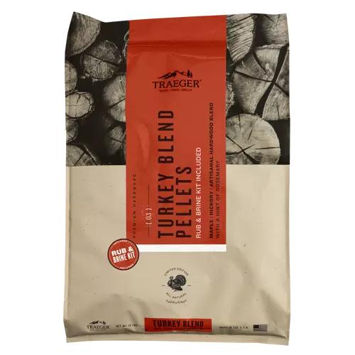 Traeger Turkey Blend Wood Pellets & Brine Kit PEL351 IMAGE 1