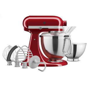 KitchenAid Artisan 5Qt Tilt-Head Stand Mixer with Premium Accessory Pack KSM195PSCA IMAGE 1