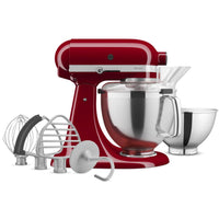 KitchenAid Artisan 5Qt Tilt-Head Stand Mixer with Premium Accessory Pack KSM195PSER IMAGE 1