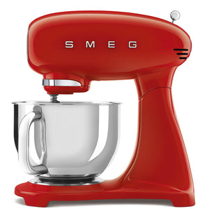 Smeg 50's Retro Style Aesthetic 5 Quart Stand Mixer with 600 W SMF03RDUS IMAGE 1