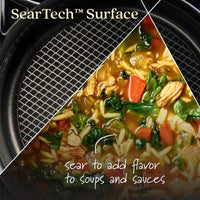 ANoLONX 3qt Hybrid Non-Stick Saucepan with Lid 14330 IMAGE 4