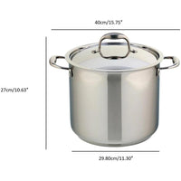 Meyer Confederation 14L Stock Pot with Lid 2401-28-14 IMAGE 4
