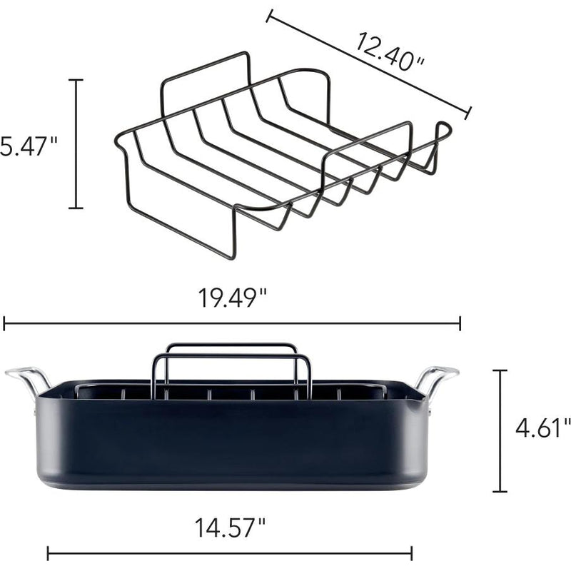 KitchenAid Hard Anodized Roaster with Removable Non-Stick Rack 84806 IMAGE 2