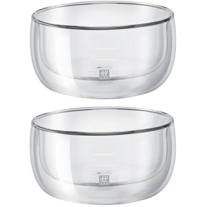 Zwilling Sorrento 2-Piece Double-Wall Glass Bowl Set 1003091 IMAGE 1