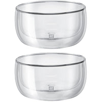 Zwilling Sorrento 2-Piece Double-Wall Glass Bowl Set 1003091 IMAGE 1