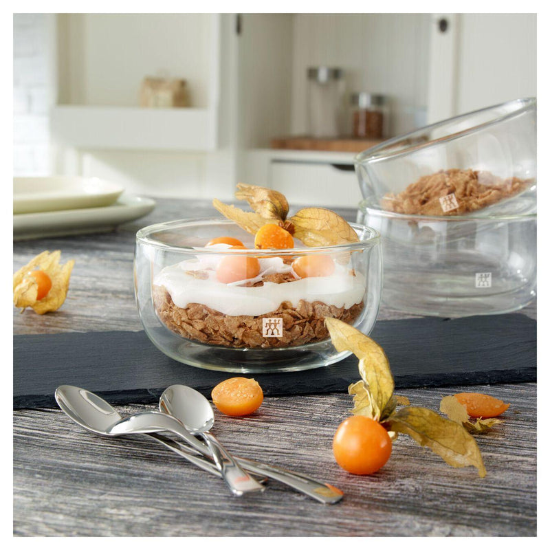 Zwilling Sorrento 2-Piece Double-Wall Glass Bowl Set 1003091 IMAGE 2