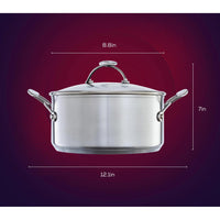 Circulon SteelShield S 4qt Non-Stick Saucepot with Lid 70053 IMAGE 3