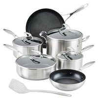 Circulon SteelShield S 10-Piece Non-Stick Cookware Set with Bonus Slotted Turner 70051 IMAGE 1