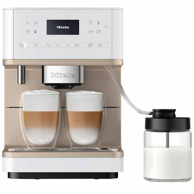 Miele CM 6360 MilkPerfection Coffee Machine - White Lotus 29636009CDN IMAGE 1