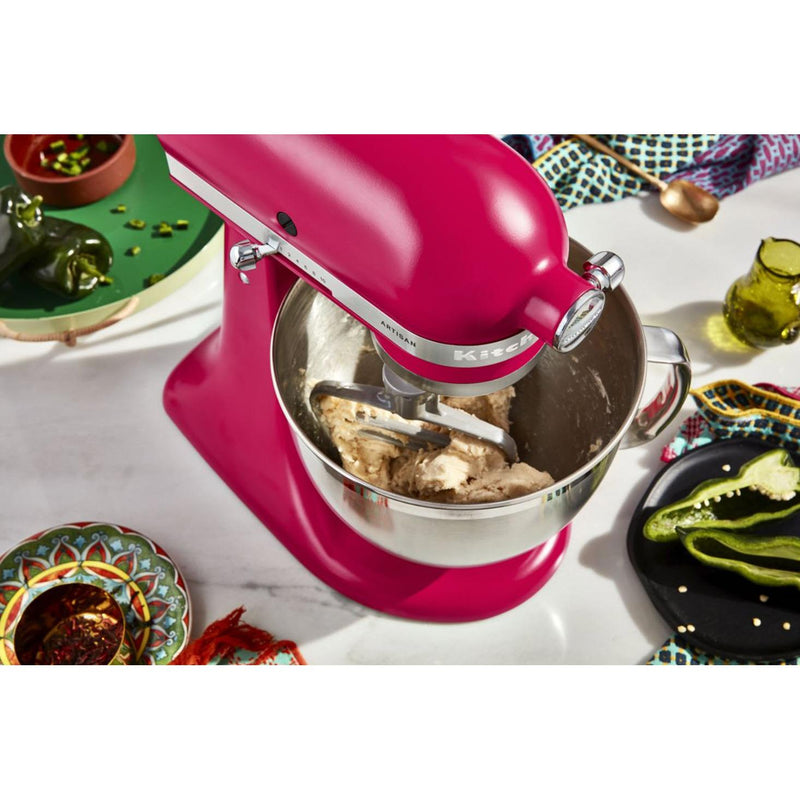 KitchenAid Artisan 5Qt Tilt-Head Stand Mixer with Premium Accessory Pack KSM195PSHI IMAGE 5