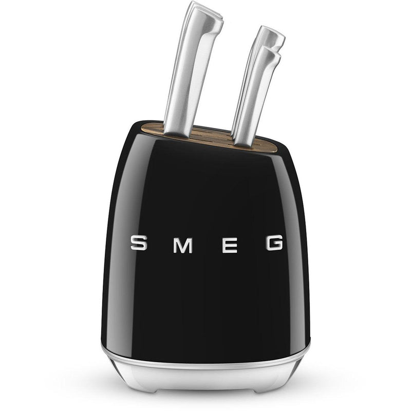 Smeg Knife Block with 6 Knives KBSF01BL IMAGE 1