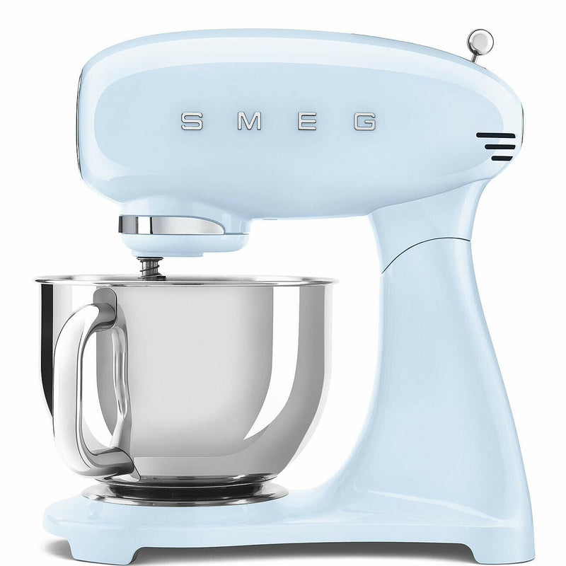 Smeg 50's Retro Style Aesthetic 5 Quart Stand Mixer with 600 W SMF03PBUS IMAGE 1