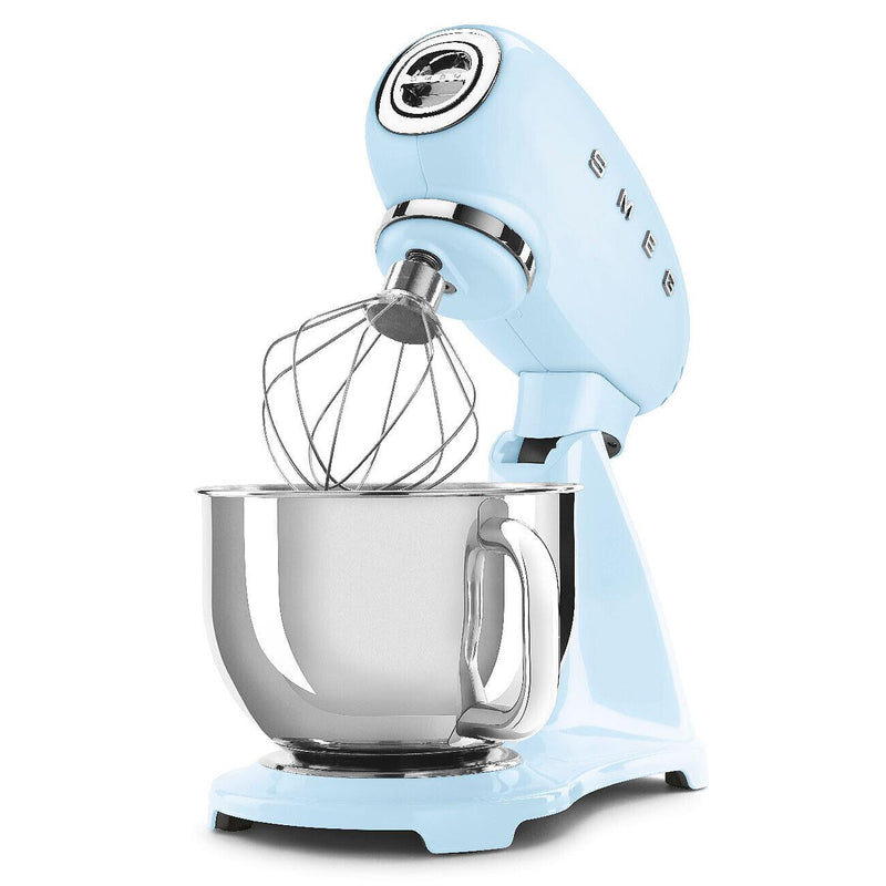 Smeg 50's Retro Style Aesthetic 5 Quart Stand Mixer with 600 W SMF03PBUS IMAGE 2