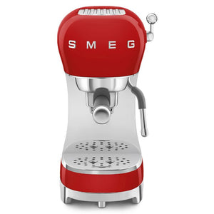 Smeg 50's Style Espresso Manual Espresso Machine ECF02RDUS IMAGE 1