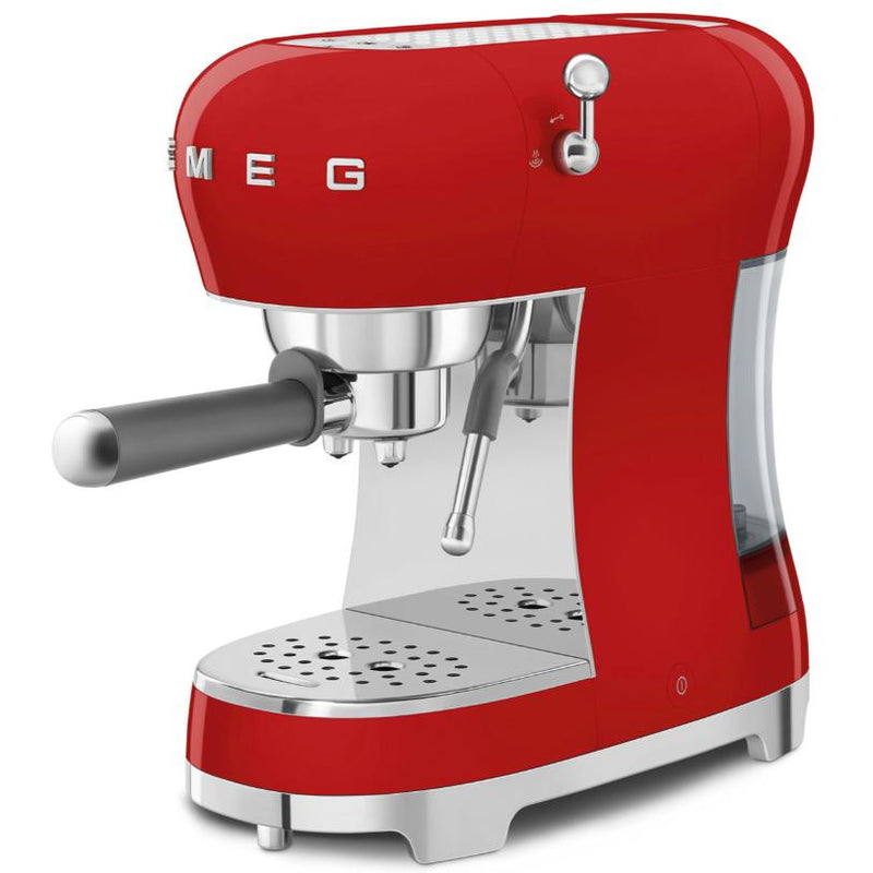Smeg 50's Style Espresso Manual Espresso Machine ECF02RDUS IMAGE 5