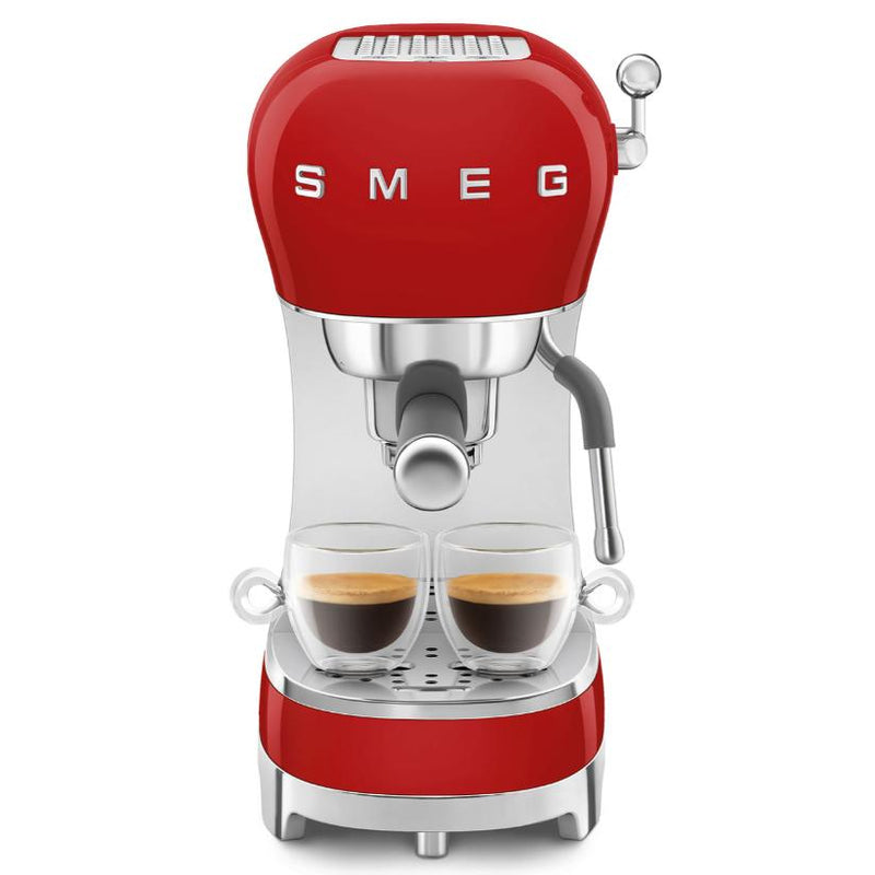 Smeg 50's Style Espresso Manual Espresso Machine ECF02RDUS IMAGE 6