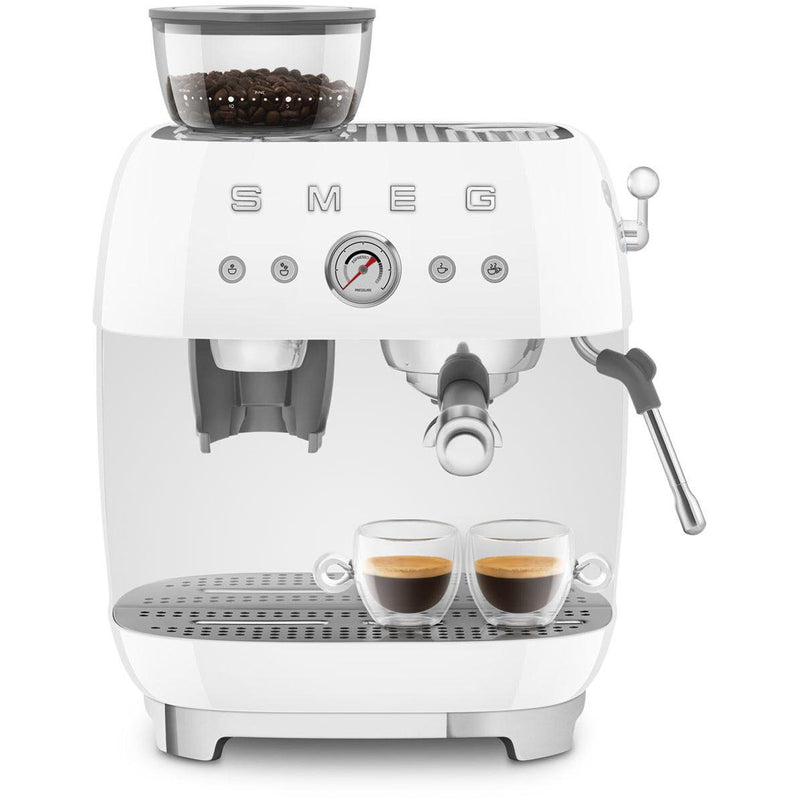 Smeg Retro-Style Espresso Manual Coffee Machine EGF03WHUS IMAGE 3