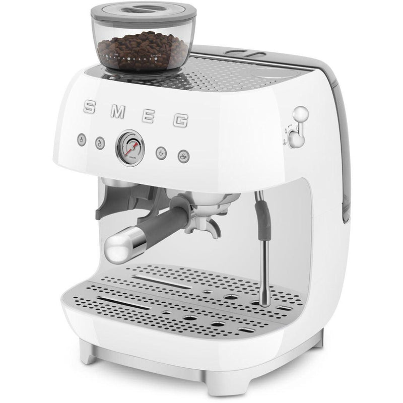 Smeg Retro-Style Espresso Manual Coffee Machine EGF03WHUS IMAGE 4