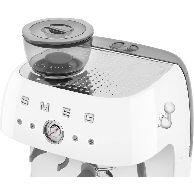 Smeg Retro-Style Espresso Manual Coffee Machine EGF03WHUS IMAGE 5