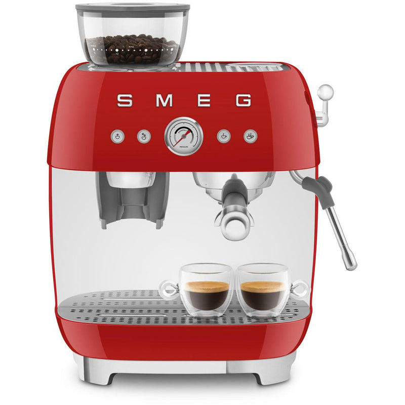 Smeg Retro-Style Espresso Manual Coffee Machine EGF03RDUS IMAGE 3