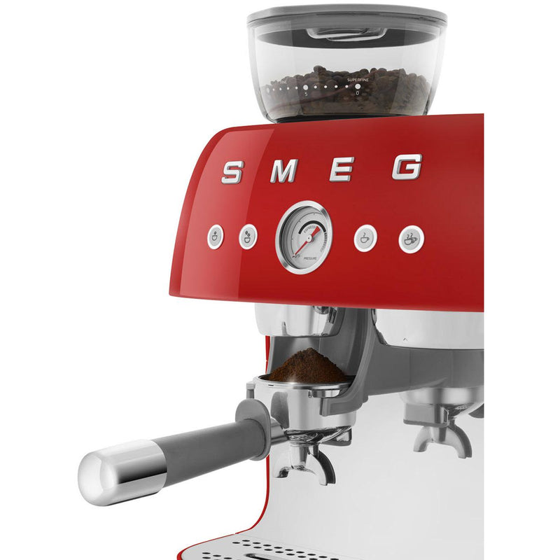 Smeg Retro-Style Espresso Manual Coffee Machine EGF03RDUS IMAGE 6