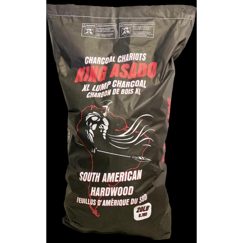 Charcoal Chariots King Asado - Hardwood XL Lump Charcoal King Asado - 20LB IMAGE 1