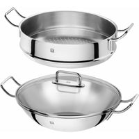 Zwilling 3-Piece Wok with Steamer and Lid 1016018 IMAGE 1