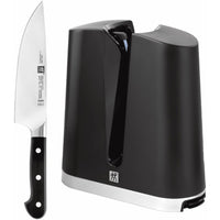 Zwilling 2-Piece V-Edge Sharpener and Pro Chef's Knife Set 1019164 IMAGE 1