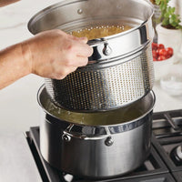 Hestan Provisions Stainless Steel Pasta Insert, 8-Quart 71048 IMAGE 3