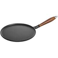 Staub Cast Iron Pancake Pan with Wooden Handle - 28 cm 1004084 IMAGE 1