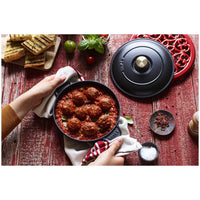 Staub Cast Iron Round Oven Dish with Lid 1004131 IMAGE 3