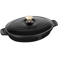 Staub Cast Iron Oval Oven Dish with Lid 1004135 IMAGE 1