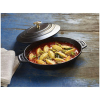 Staub Cast Iron Oval Oven Dish with Lid 1004135 IMAGE 2