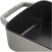 Staub Cast Iron Rectangular Roasting and Baking Pan 1004328 IMAGE 3