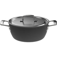 Demeyere Black 5, 3.25L Round Saucier and Sauteuse with Lid 1026913 IMAGE 2
