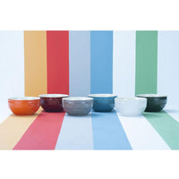Staub 6-Piece Ceramic Large Rainbow Multi-Color Bowl Set 1014731 IMAGE 2