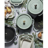 Staub 3-Piece Rectangular Baking Dish Set Eucalyptus 1022771 IMAGE 2