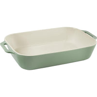 Staub 3-Piece Rectangular Baking Dish Set Eucalyptus 1022771 IMAGE 3
