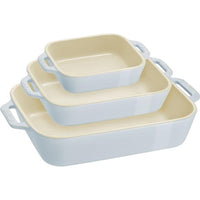 Staub 3-Piece Rectangular Baking Dish Set 1025100 IMAGE 1