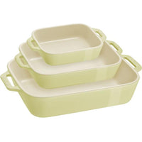 Staub 3-Piece Rectangular Baking Dish Set 1025101 IMAGE 1