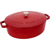 Staub La Cocotte 6L Cast Iron Oval Wide Dutch Oven 1029440 IMAGE 1